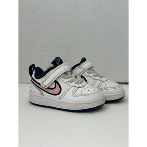 Nike Court Borough low 2 kids toddler baby shoes sneaker 5C DB3092-100